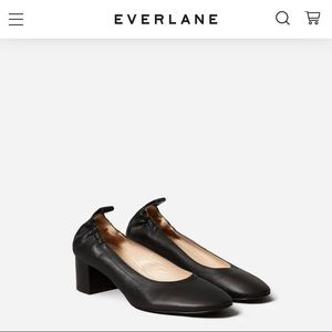 The Day Heel by Everlane black block heels Sold out Online